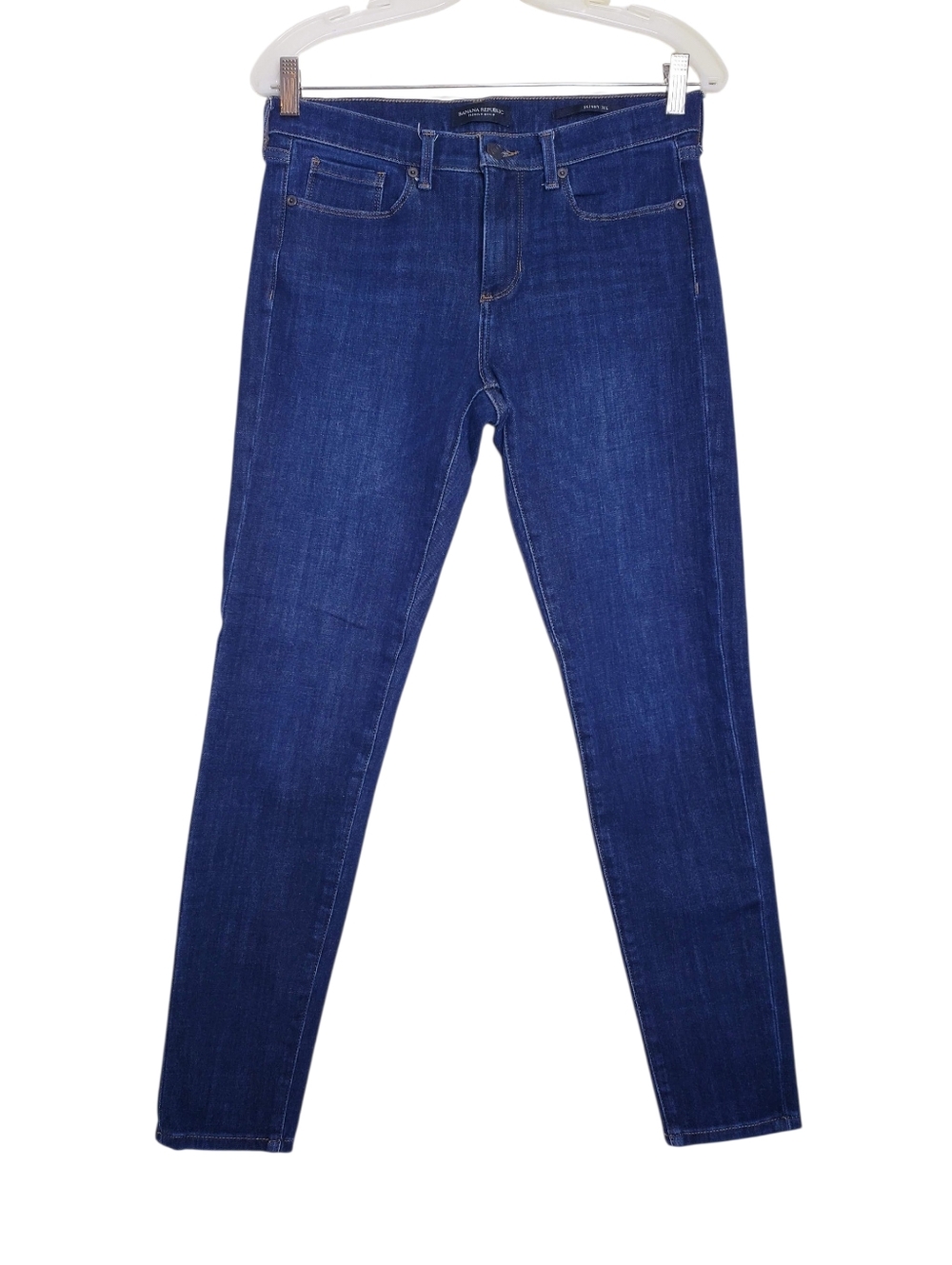 Banana Republic Stretch Skinny Suzy Medium Wasg Jeans Women's Size 28 Long